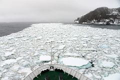 18A Quark Expeditions Cruise Ship Plows Through Our First Small Drift Ice In Aitcho Islands Part Of South Shetland Islands In Antarctica.jpg